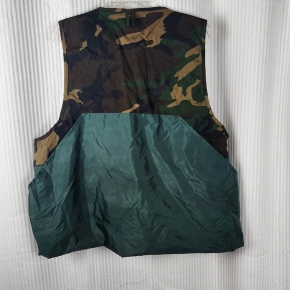 Sports A Field Camouflage VTG Hunting Sportsman Vest Size Large Wild Game Deer - Picture 5 of 8